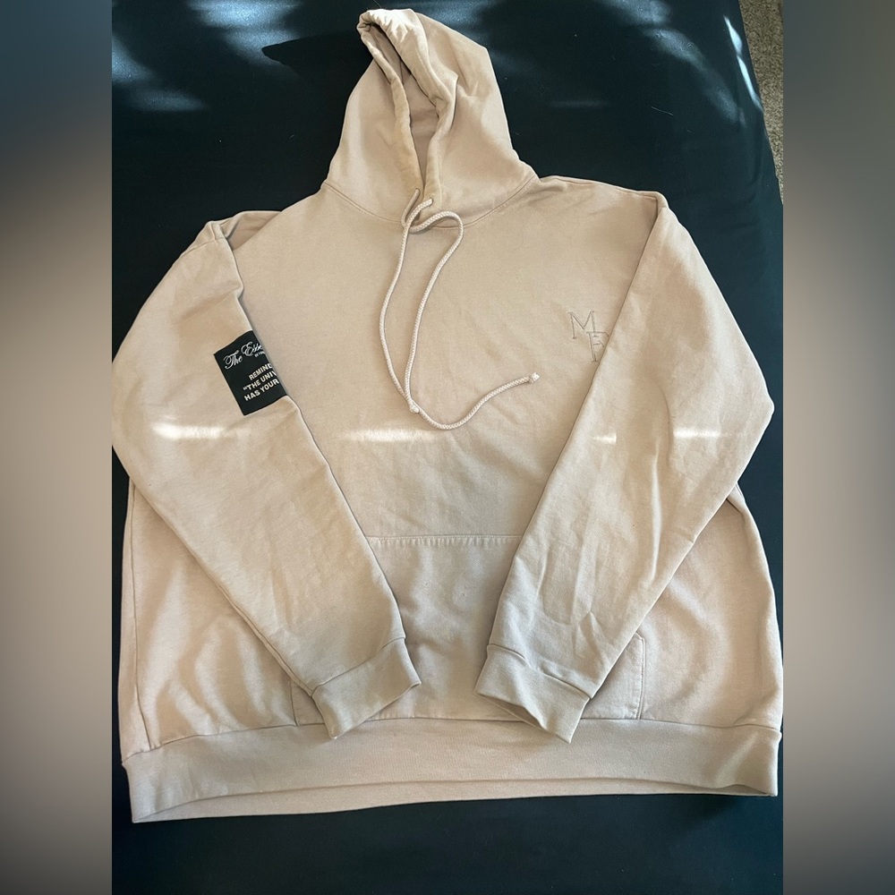 Men's Beige Hoodie
